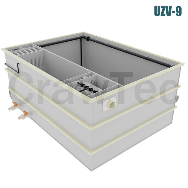 Modul RAS compact cu un volum de 6 m&sup3; UZV-9 foto