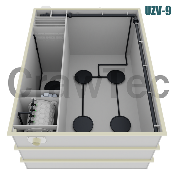 Modul RAS compact cu un volum de 6 m&sup3; UZV-9 foto