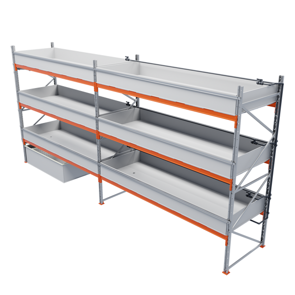 16 m&sup2; RAS module for crayfish breeding
