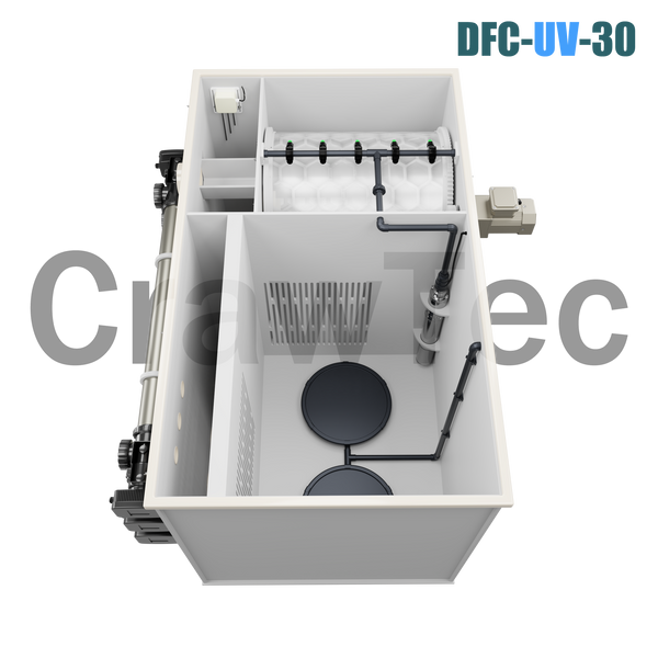 Комбінований барабанний фільтр DFC-UV-30 (30м&sup3;) з УФ DFC-UV-30 фото