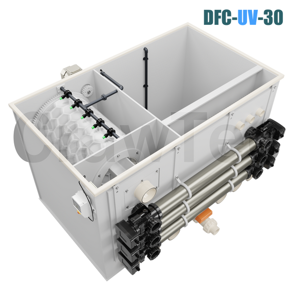 Комбінований барабанний фільтр DFC-UV-30 (30м&sup3;) з УФ DFC-UV-30 фото