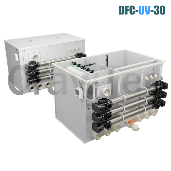 Комбінований барабанний фільтр DFC-UV-30 (30м&sup3;) з УФ DFC-UV-30 фото