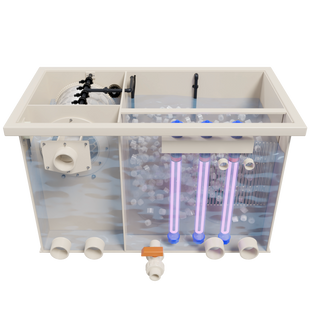 Combined drum filter DFC-UV-20 UV lights
