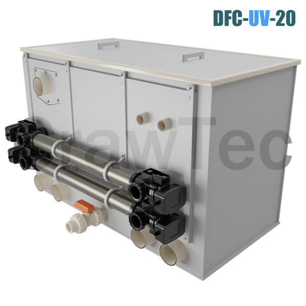 Комбінований барабанний фільтр DFC-UV-20 з УФ DFC-UV-20 фото