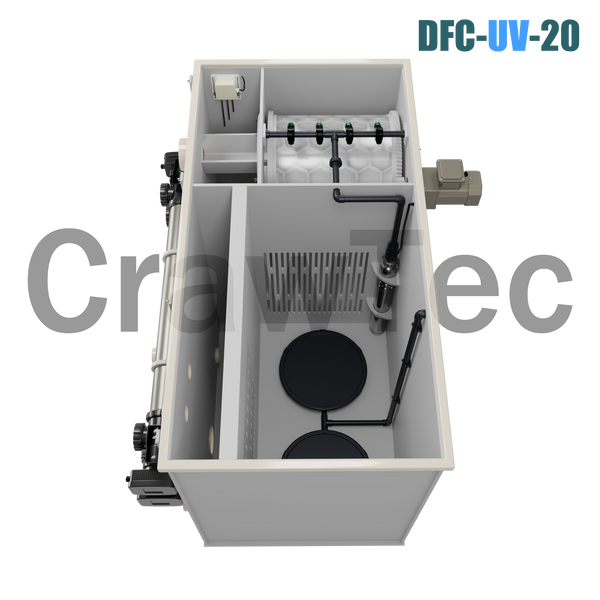 Комбінований барабанний фільтр DFC-UV-20 з УФ DFC-UV-20 фото