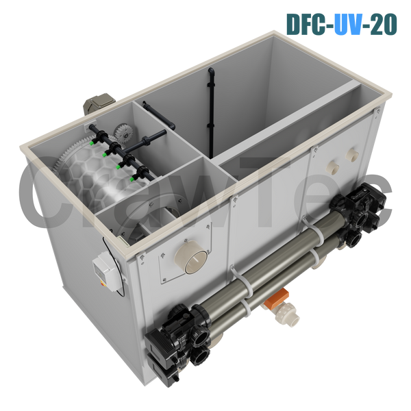 Комбінований барабанний фільтр DFC-UV-20 з УФ DFC-UV-20 фото
