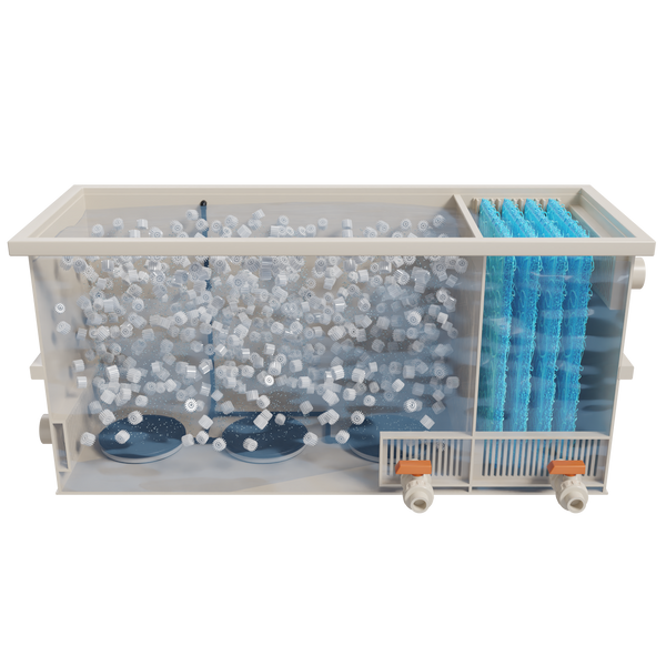 2-chamber biofilter for RAS - 1.5 m&sup3;