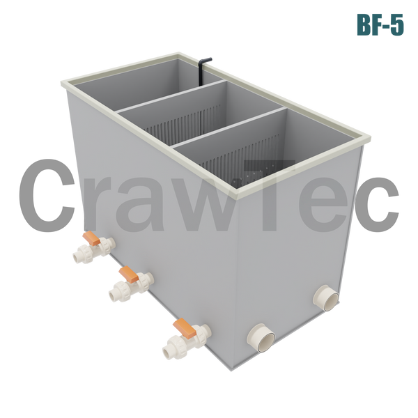 Filtr biologiczny CrawTec 3-komorowy - 1 m&sup3;