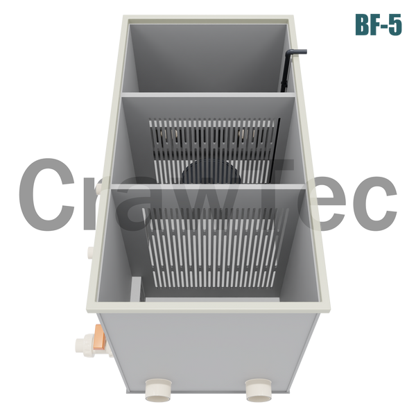 Filtr biologiczny CrawTec 3-komorowy - 1 m&sup3;