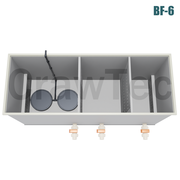 Биологический фильтр CrawTec 3-х камерный 1,5 м&sup3; BF-6 фото