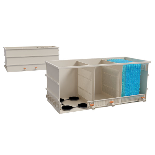 Filtru biologic de 5 m&sup3; pentru acvacultură RAS și iazuri BF-8 foto