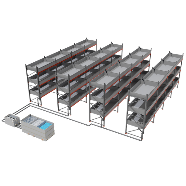 Ready-made crayfish farm - 216 m&sup2;