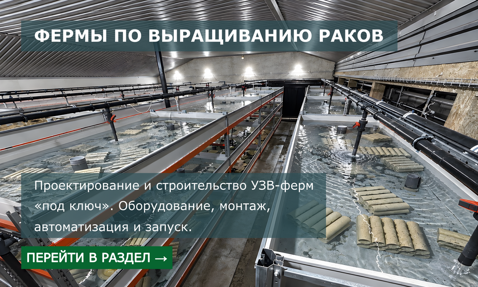 Фермы по разведению раков