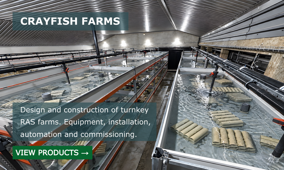 Crayfish farms