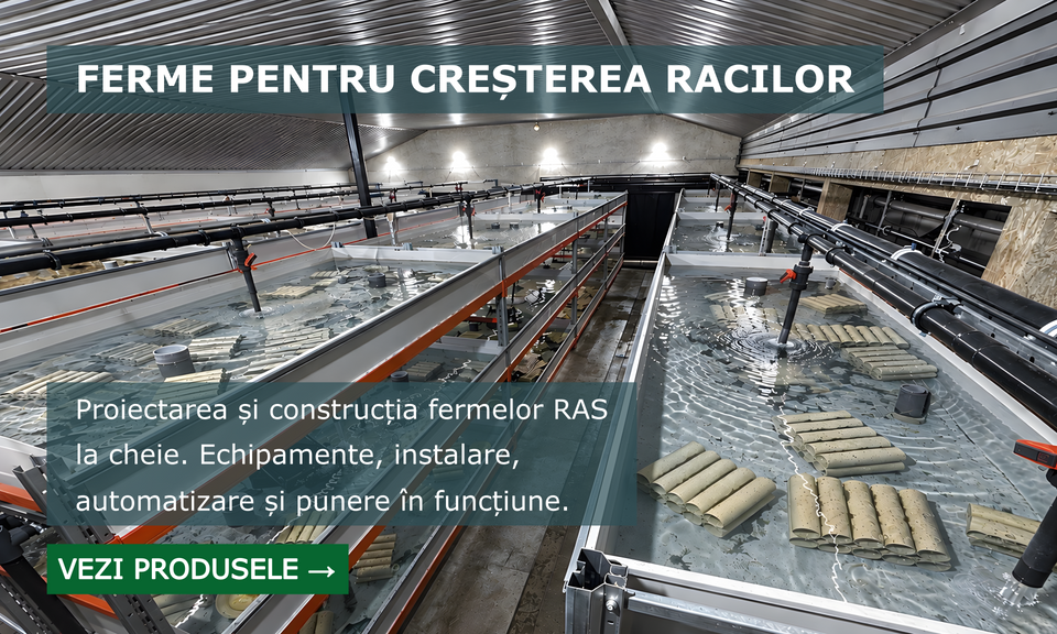 Ferme și echipamente pentru creșterea racilor
