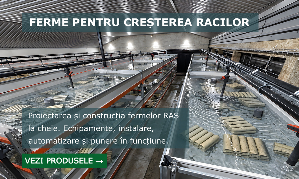 Ferme și echipamente pentru creșterea racilor