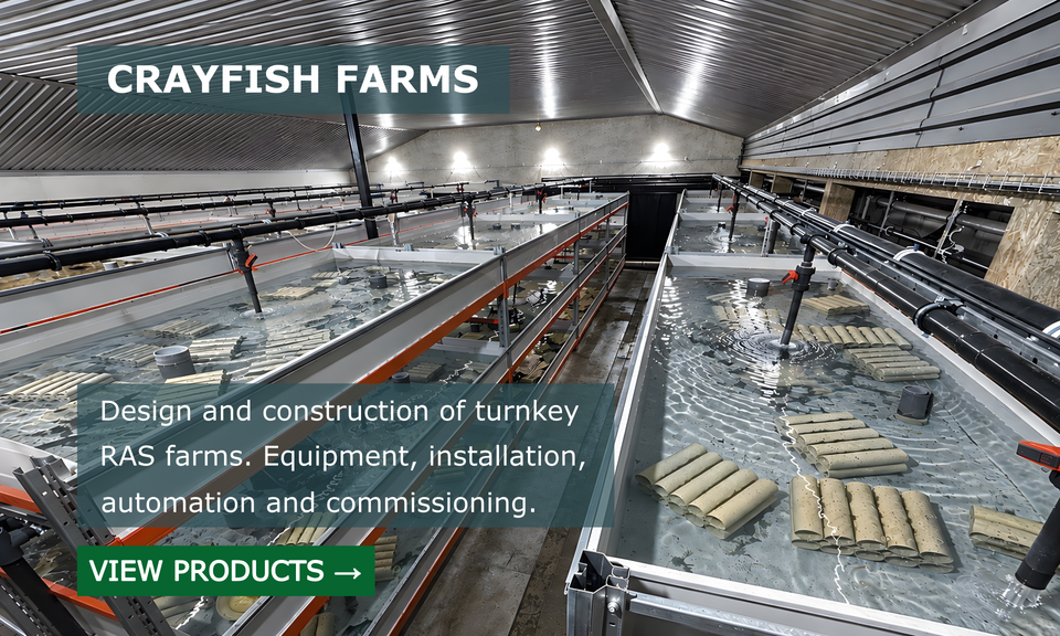 Crayfish farms