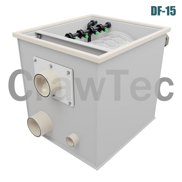 Drum filter for pond and RAS 10-15 m&sup3;