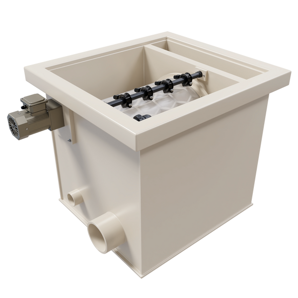 Drum filter for pond and RAS 10-15 m&sup3;