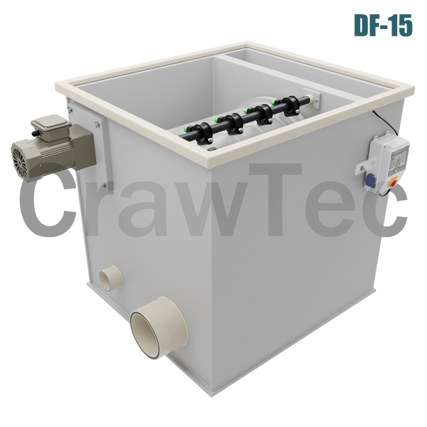 Drum filter for pond and RAS 10-15 m&sup3;