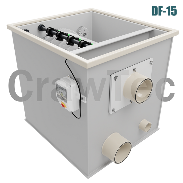 Drum filter for pond and RAS 10-15 m&sup3;
