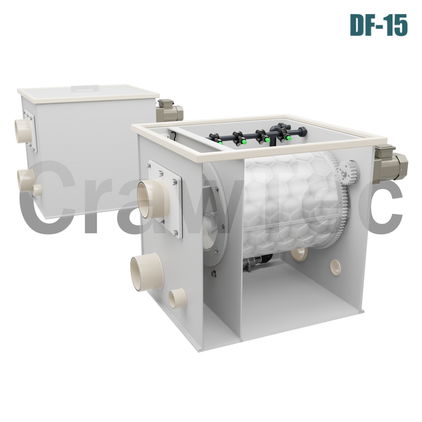 Drum filter for pond and RAS 10-15 m&sup3;