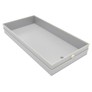 Modular tank - shrimp breeding pool 1.8 m&sup3;