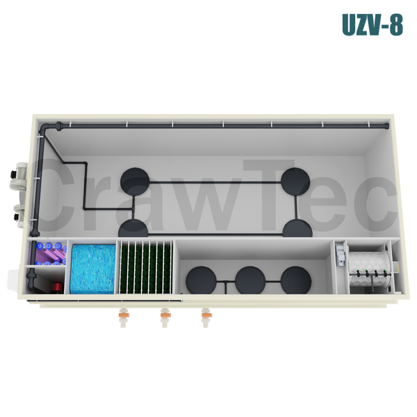 RAS module 9 m&sup3; for intensive fish farming