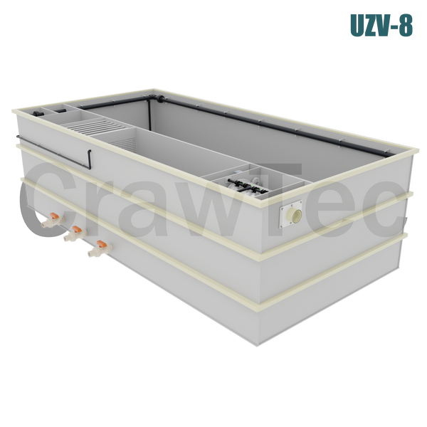RAS module 9 m&sup3; for intensive fish farming