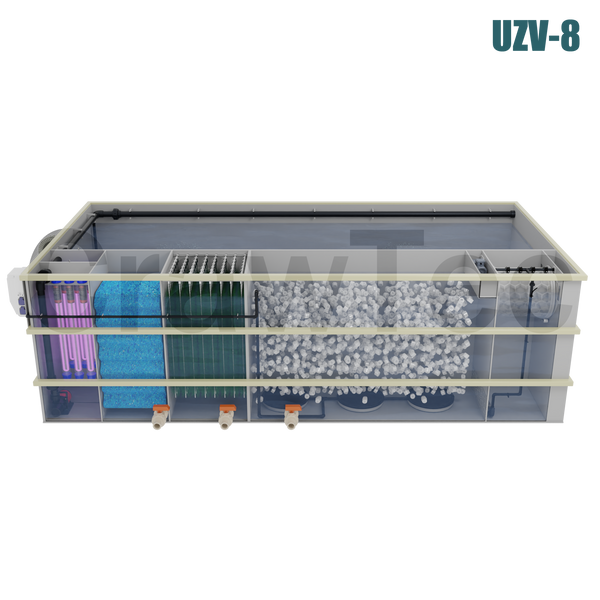 RAS module 9 m&sup3; for intensive fish farming