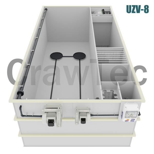 RAS module 9 m&sup3; for intensive fish farming